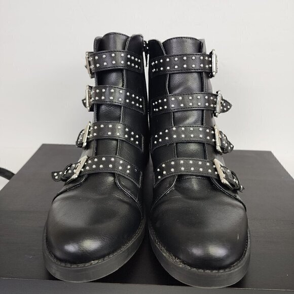 Madden Girl by Steve Madden Twisted Black Boots 9 - Picture 4 of 8